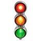 Sirena Red/amber/green Traffic Light Kit Steady, Flash & Strobe Effect 12-24v