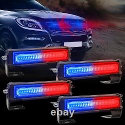 Strobe Light Bars Roof and Side 4 in 1 LED 32W Surface Mount Emergency Flashing
