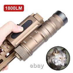 Tactical OWL-HI Hunting Flashlight Optimizing Weapon Light 1500Lumens LED Strobe