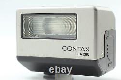 Tested? Near MINT? Contax TLA200 Silver Shoe Mount Flash Strobe G1 G2 from JAPAN