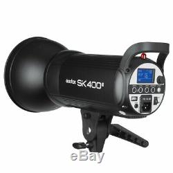 UK 1200w 3x Godox 400w SK400II Photography Studio Strobe Flash Light Softbox