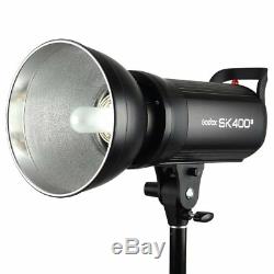 UK 400w 2x Godox SK400II 400W 2.4G X Studio Flash Strobe Light Head f Wedding