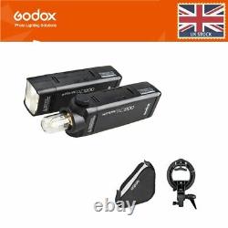 UK Godox 2.4 TTL HSS AD200 1/8000s Pocket Flash Light+Free Softbox Kit(SFUV60)