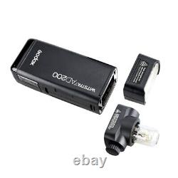 UK Godox 2.4 TTL HSS AD200 Flash light+XPRO trigger+handheld Octagon softbox Kit