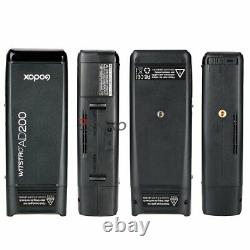 UK Godox 2.4 TTL HSS Two Heads AD200 Flash+X1T-N+40x40 Softbox Kit For Nikon