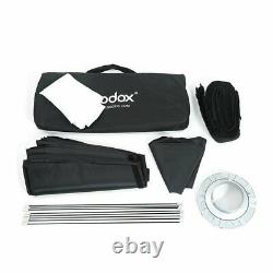 UK Godox 2x 400w SK400II Studio Strobe Flash Light Kit F Photo Shooting Wedding