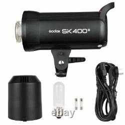 UK Godox 400w SK400II 2.4G X System Studio Flash Light With BD-04 Barn Door Kit