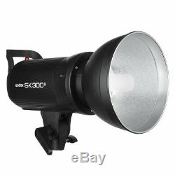UK Godox 600w 2x SK300II Studio Strobe Flash Light+ Softbox+ Trigger F Wedding