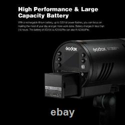 UK Godox AD300Pro 300W 2.4G TTL All-in-One Outdoor Flash Strobe Light 1/8000 HSS