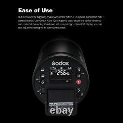 UK Godox AD300Pro 300W 2.4G TTL All-in-One Speedlite Flash Strobe Light + Filter