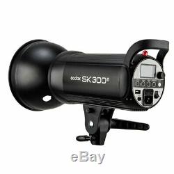 UK Godox SK300II 300W 2.4G Flash Strobe+95cm softbox+light stand+X1T-C for Canon