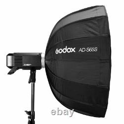 UKGodox AD-S65S 65cm Parabolic Softbox with Grid For AD400Pro Flash Strobe Light