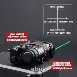 WADSN Airsoft Metal NGAL Red Green Blue Laser Sight Strobe Hunting IR Flashlight