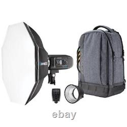 Westcott FJ400 Strobe 1-Light Backpack Kit with FJ-X3m Universal Wireless Trigge
