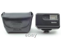 With Case MINT Konica HX-14 Auto Shoe Mount Strobe Flash for Hexar AF From JAPAN