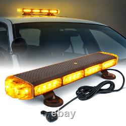 Xprite 21 LED Rooftop Strobe Light Bar Traffic Advisor YellowithAmber Heavy Duty