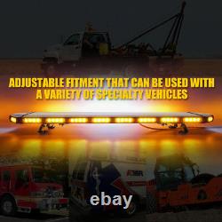 Xprite 48 Rooftop Low Profile LED Strobe Light Bar Emergency Safety Beacon Lamp