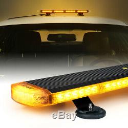 Xprite Amber 22 Rooftop Traffic Advisor Strobe Light Bar Emergency Heavy Duty