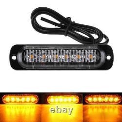 1-10 PCS Jaune LED Voiture Camion Balise d'urgence Avertissement Flash Stroboscopique Lumière de Danger