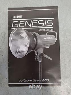 10 x Calumet Genesis 200 200ws Monolight Photo Studio Strobe Lumières de photographie
