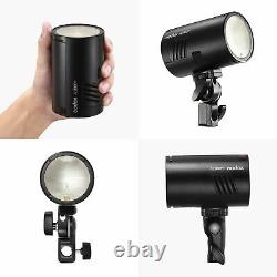 100w Godox Outdoor Pocket Photo Flash Light Strobe Camera Speedlite + Battery Uk