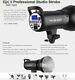 1200w 3x Godox Sk400ii 400w Studio Flash Strobe Light Head+ Ttl Trigger F Nikon