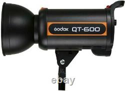 2 X Godox High Speed 600w Professional Studio Strobe Lampe Lampe Flash Tête D'ampoule