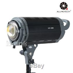 200w Led Dimming 3200k / 5600k Flash Speedlite Éclairage Lampe Stroboscopique Pour Studio Cam