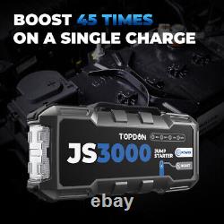 24000mah Usb Jump Starter Pack Booster Batterie Chargeur Power Bank 3000a Uk