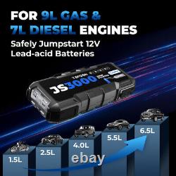 24000mah Usb Jump Starter Pack Booster Batterie Chargeur Power Bank 3000a Uk