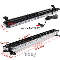 2PCS 78LED Lumière stroboscopique d'avertissement d'urgence pour voiture Barre de récupération de toit Flashing Beacon