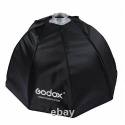 2x Godox 120cm Octagon Softbox Bowens Mount Pour Photo Studio Light Flash Strobe