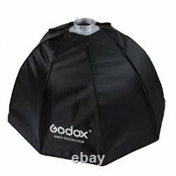 2x Godox Sb-ue 95cm Octagon Softbox Bowens Mount Pour Studio Strobe Flash Light