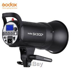 2x Godox Sk300ii Studio Strobe Flash Light Head + Trigger + Softbox + Light Kit Stand