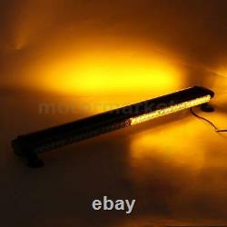 38 78w Led Avertissement D'urgence Risque De Circulation Flash Strobe Beacon Light Bar Amber