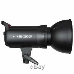 3godox Sk300ii Studio Strobe Flash Light Head + Trigger + Softbox + Stand Kit Lumière