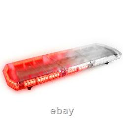 48 88 Led D’urgence Strobe Light Amber Warning Flashing Light Bar Rouge/blanc