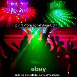4in1 Voice Stage Laser Led Derby Light Led Flash Strobe Gobo Effet Disco Lumières