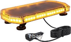 56 Leds Lumière d'avertissement d'urgence pour voiture 16 modes de flash lumière stroboscopique de récupération barre ambrée