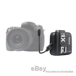 900w Uk 3x Godox Sk300ii Studio Strobe Flash Light Head + Trigger + Softbox F Nikon