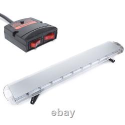96 LED 12-24V Ambre Recovery Strobe Light Flashing Light Bar Beacon Car 1310mm