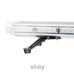 96 LED 12-24V Lumière Stroboscopique de Récupération Ambre Barre Lumineuse Clignotante Beacon Voiture 1310mm