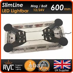 Amber Led Recovery Lightbar 600mm 12/24v Flashing Beacon Camion Lumière Strobes