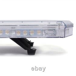 Barre lumineuse LED ambrée clignotante de 48 pouces pour camionnette de 1200 mm - Lumière de balisage de récupération de danger