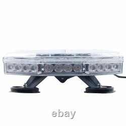 Barre lumineuse de récupération LED clignotante 12V Ambre avertissant d'un avertisseur à faisceau lumineux sur le toit d'une voiture ou d'un camion.