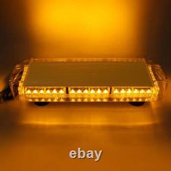 Barre lumineuse de récupération à 56 LED de 600 mm, 12/24 V, voyant clignotant, feux de camion stroboscopiques ambre