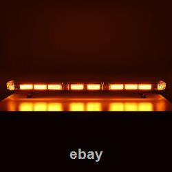 Barre lumineuse stroboscopique LED 48 88, avertisseur d'urgence, lumière clignotante d'avertissement, ambre, Royaume-Uni.
