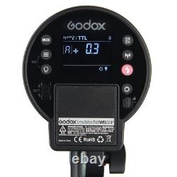 Dieu UK Godox AD300PRO 300W batterie au lithium Flash extérieur 1/8000s HSS TTL lumière flash