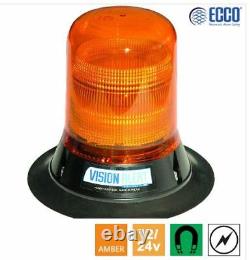 Ecco 500 12/24v Mag70 Mont Xenon Df Strobe Amber Danger Warning Beacon