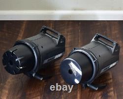 Elinchrom Brx 500 Monolight Set Avec 8 Réflecteurs Case 500 Ws Strobes (#7727)